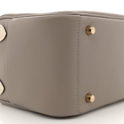 Hermes Swift Horseshoe Mini Lindy 20 Gris Asphalte Nata 9 of 10