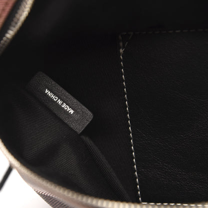 Burberry E-canvas Check Bum Bag Dark Birch Brown 7 of 9
