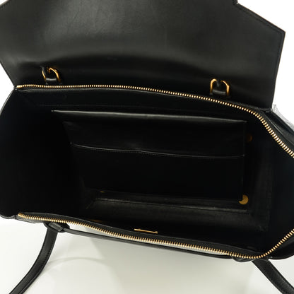 Celine Calfskin Astrakhan Embossed Small Belt Bag Black 9 of 9