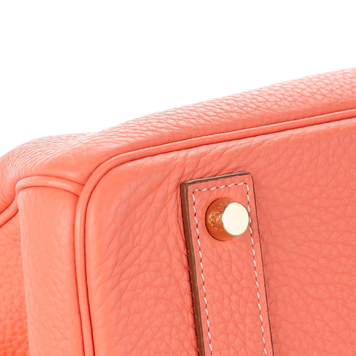 Hermes Taurillon Clemence Birkin 40 Rose Thè 8 of 23