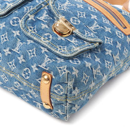 Louis Vuitton Denim Baggy GM Blue 7 of 8