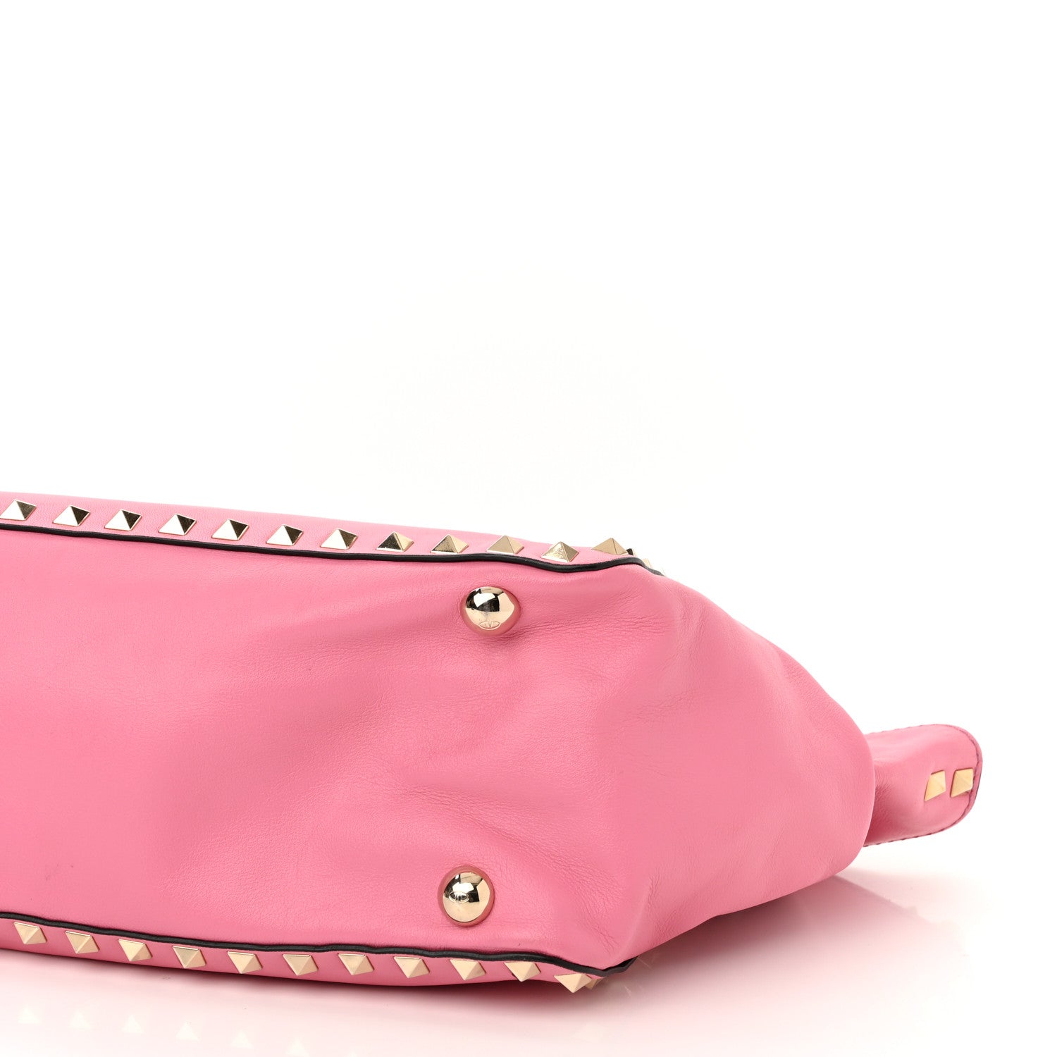 Valentino Garavani Vitello Small Rockstud Tote Ninphea 9 of 12