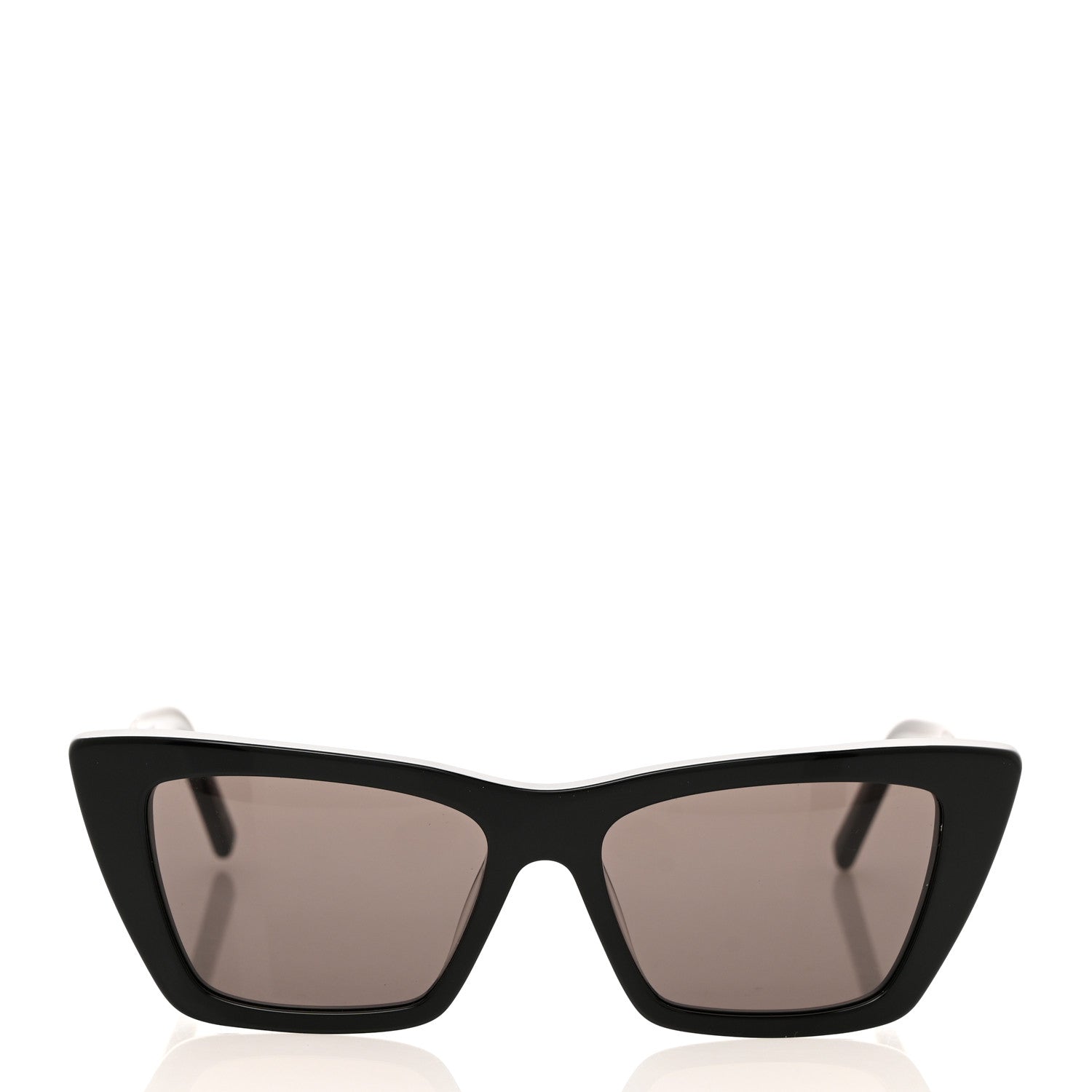Saint Laurent Acetate Mica Cat Eye Sunglasses SL 276 Black 2 of 8