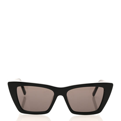 Saint Laurent Acetate Mica Cat Eye Sunglasses SL 276 Black 2 of 8