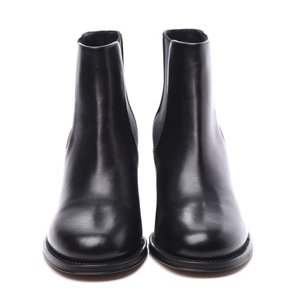 Chanel Calfskin Short Boots 36.5 Black 3 of 11