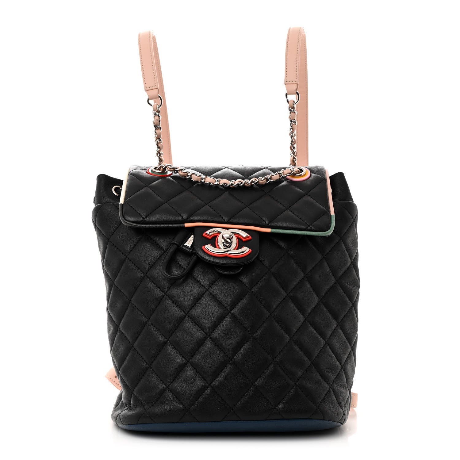 Chanel Lambskin Quilted Small Cuba Urban Spirit Backpack Black 1 of 31
