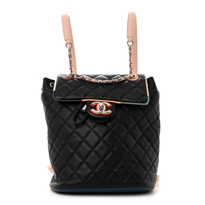 Chanel Lambskin Quilted Small Cuba Urban Spirit Backpack Black 1 of 31