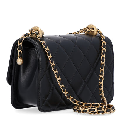Chanel Calfskin Quilted Mini Perfect Fit Flap Black Black Black 2 of 10