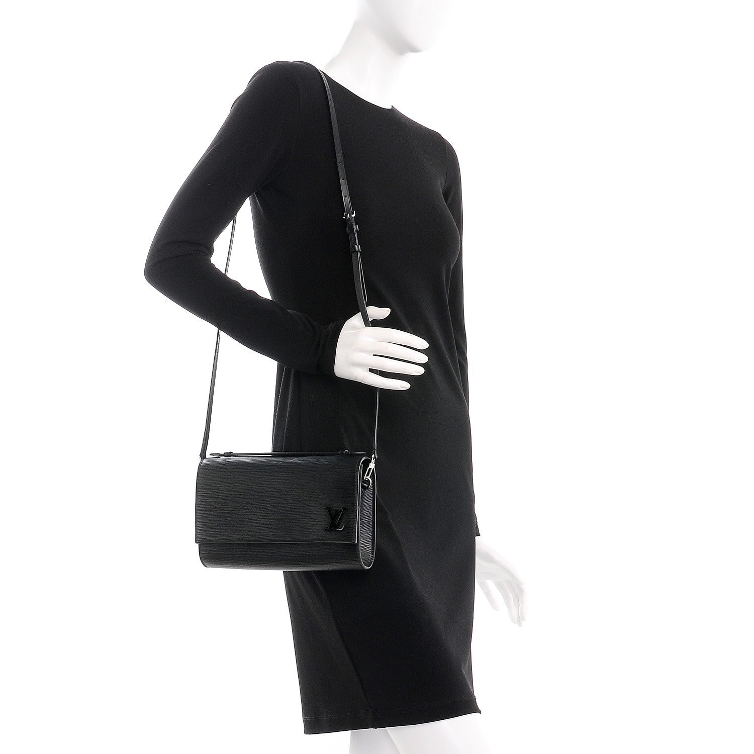 Louis Vuitton Epi Clery Black 2 of 7