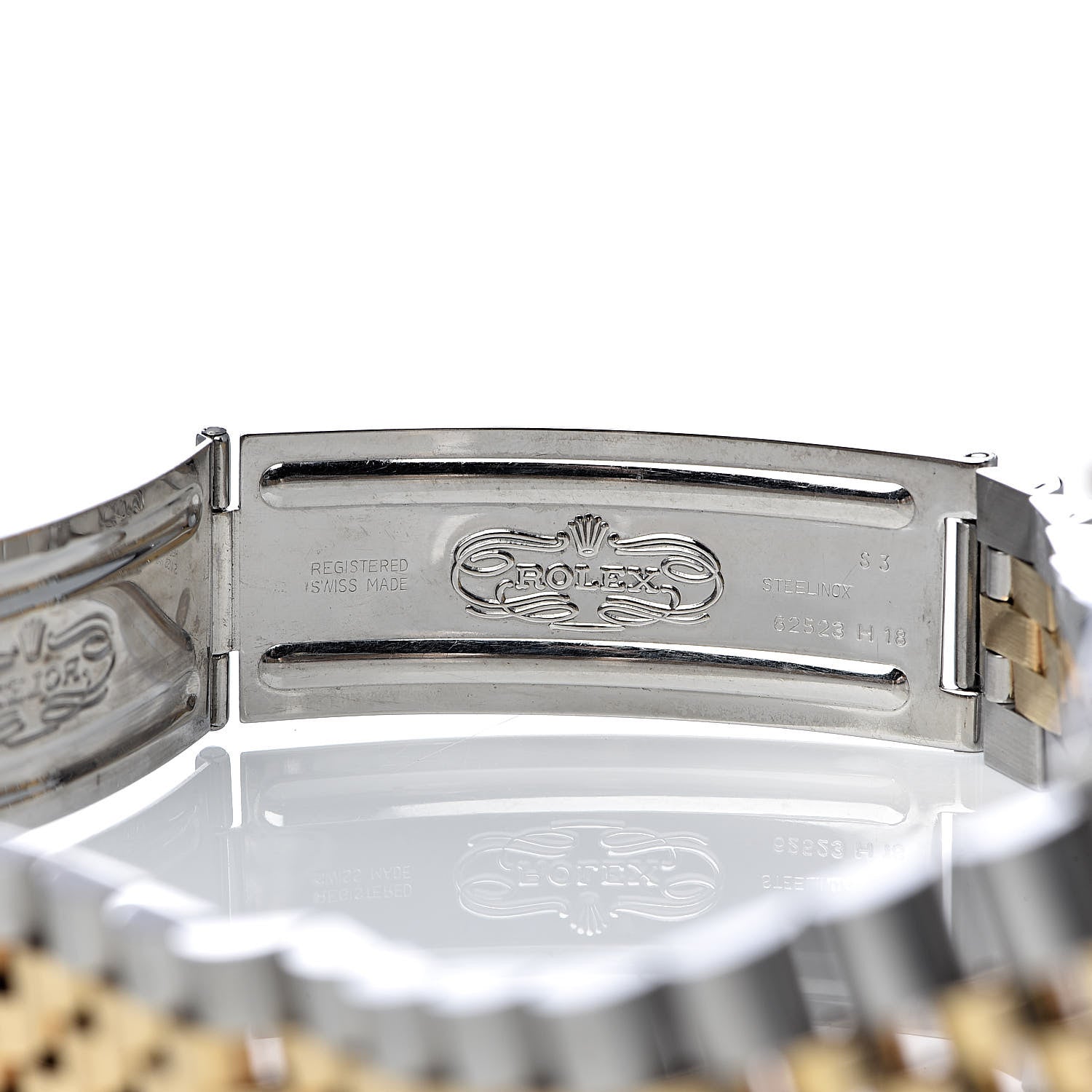 Rolex Stainless Steel 18K Yellow Gold Diamond 36mm Oyster Perpetual Datejust Watch Champagne 16233 7 of 7