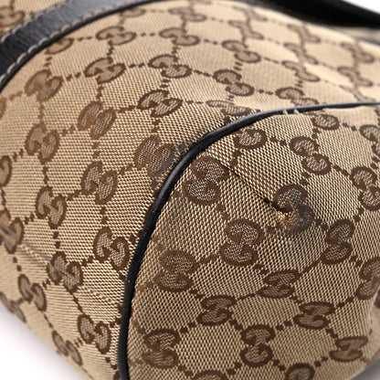 Gucci Monogram New Ladies Web Tote Dark Brown 11 of 15