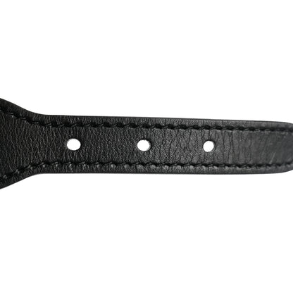 Christian Dior Canvas Embroidered Book Belt 80 32 Black Beige 4 of 7