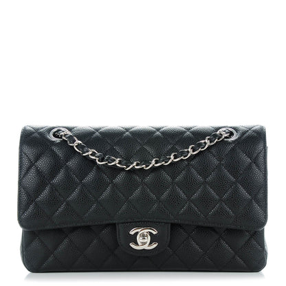 Chanel Caviar Quilted Medium Double Flap Black 1 of 8