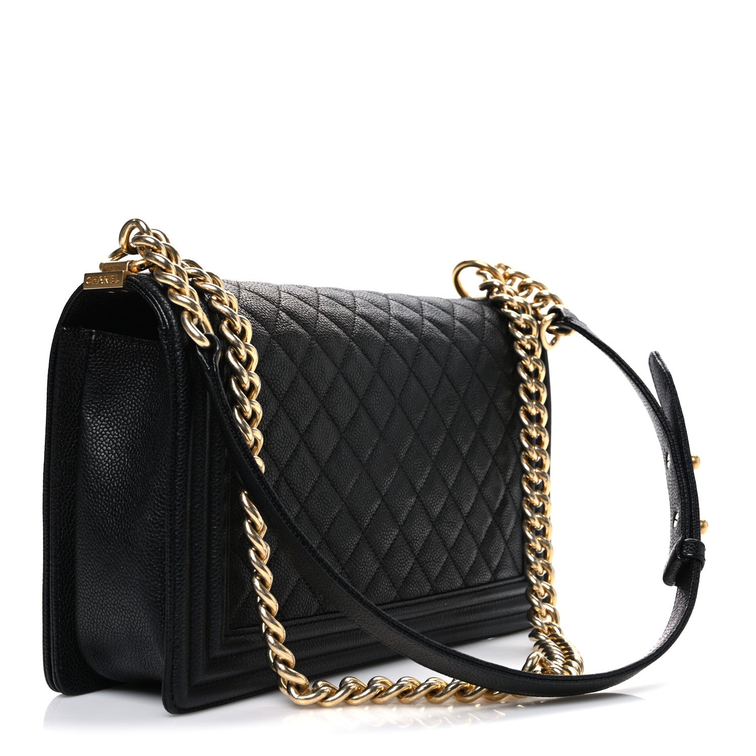 Chanel Caviar Quilted New Medium Boy Flap Black 3 of 10
