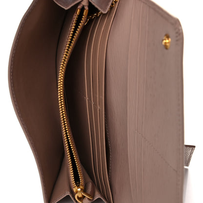 Prada Vitello Move Continental Flap Travel Wallet Cammeo 6 of 12