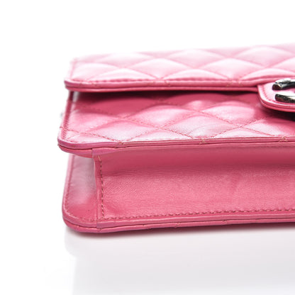 Chanel Lambskin Quilted Medium Crossing Times Flap Pink 10 of 11