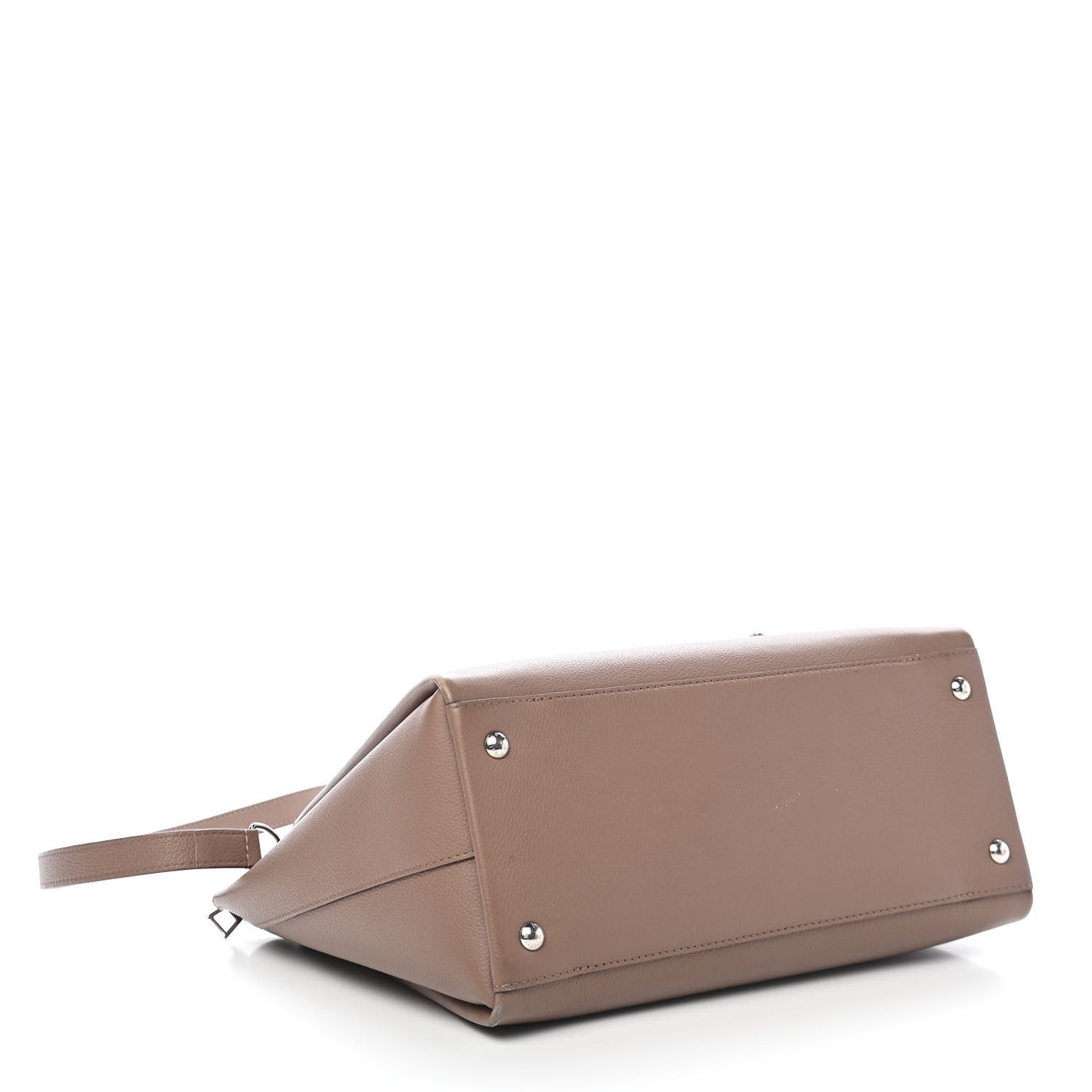 Calfskin Lockmeto Taupe Glace