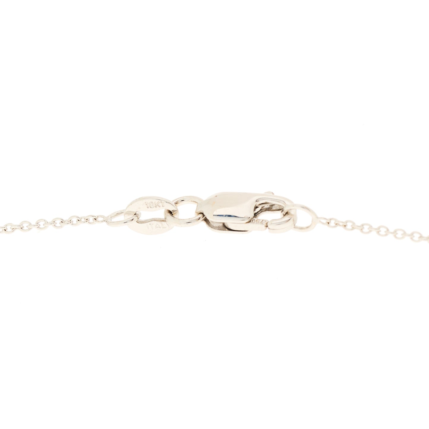 18K White Gold Diamond Yellow Sapphire Daisy Pendant Necklace