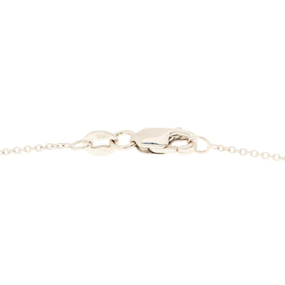 Roberto Coin 18K White Gold Diamond Yellow Sapphire Daisy Pendant Necklace 6 of 7