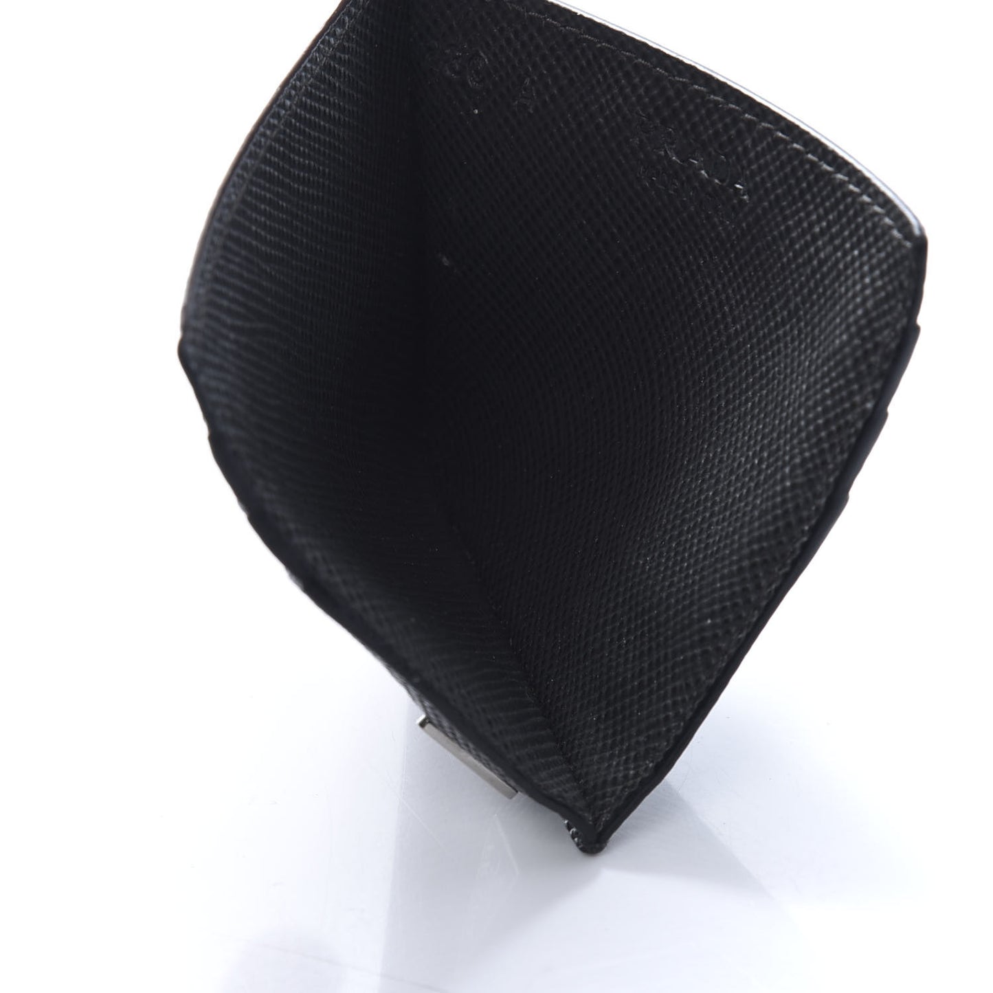 Saffiano Card Holder Black