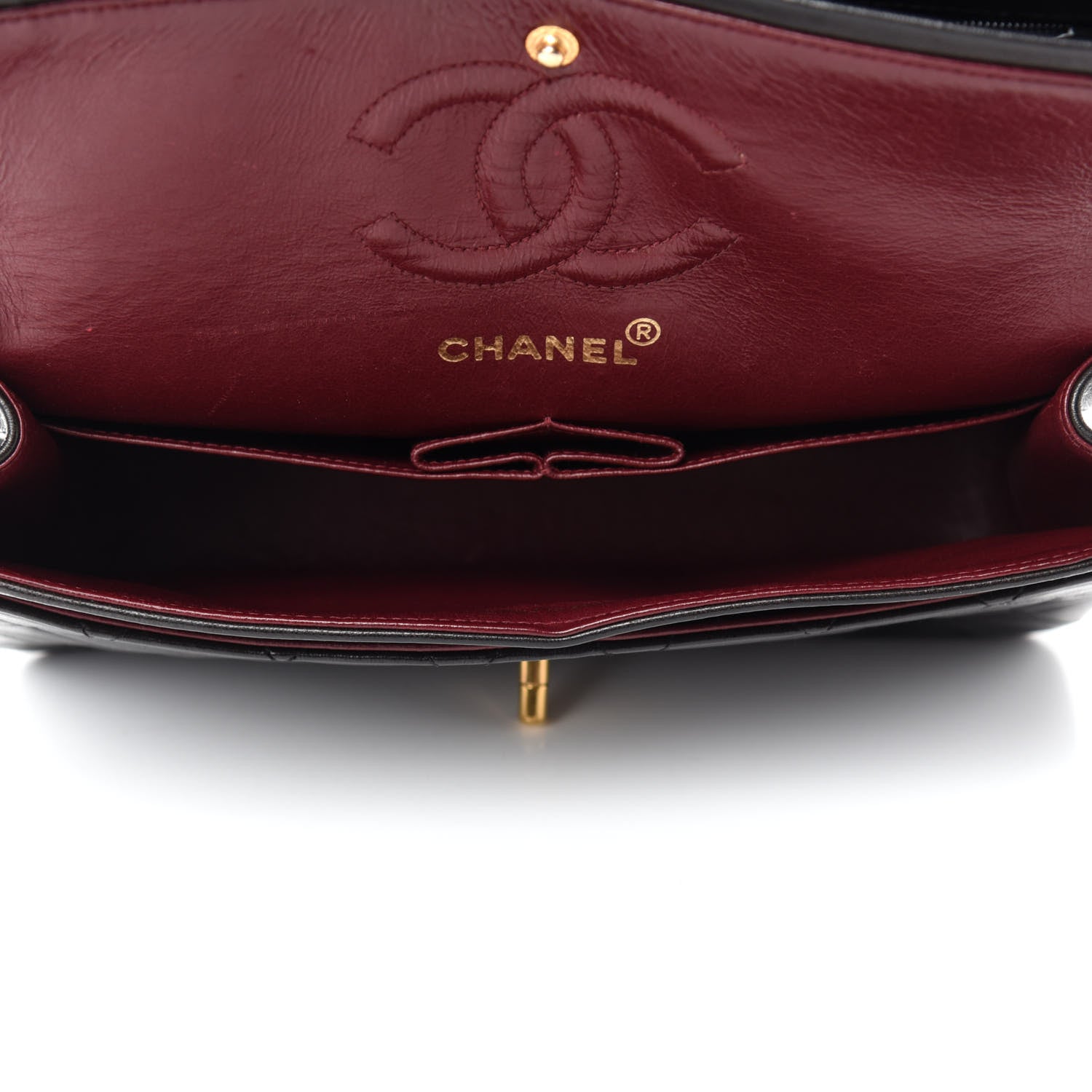 Chanel Lambskin Quilted Small Double Flap Black 5 of 13