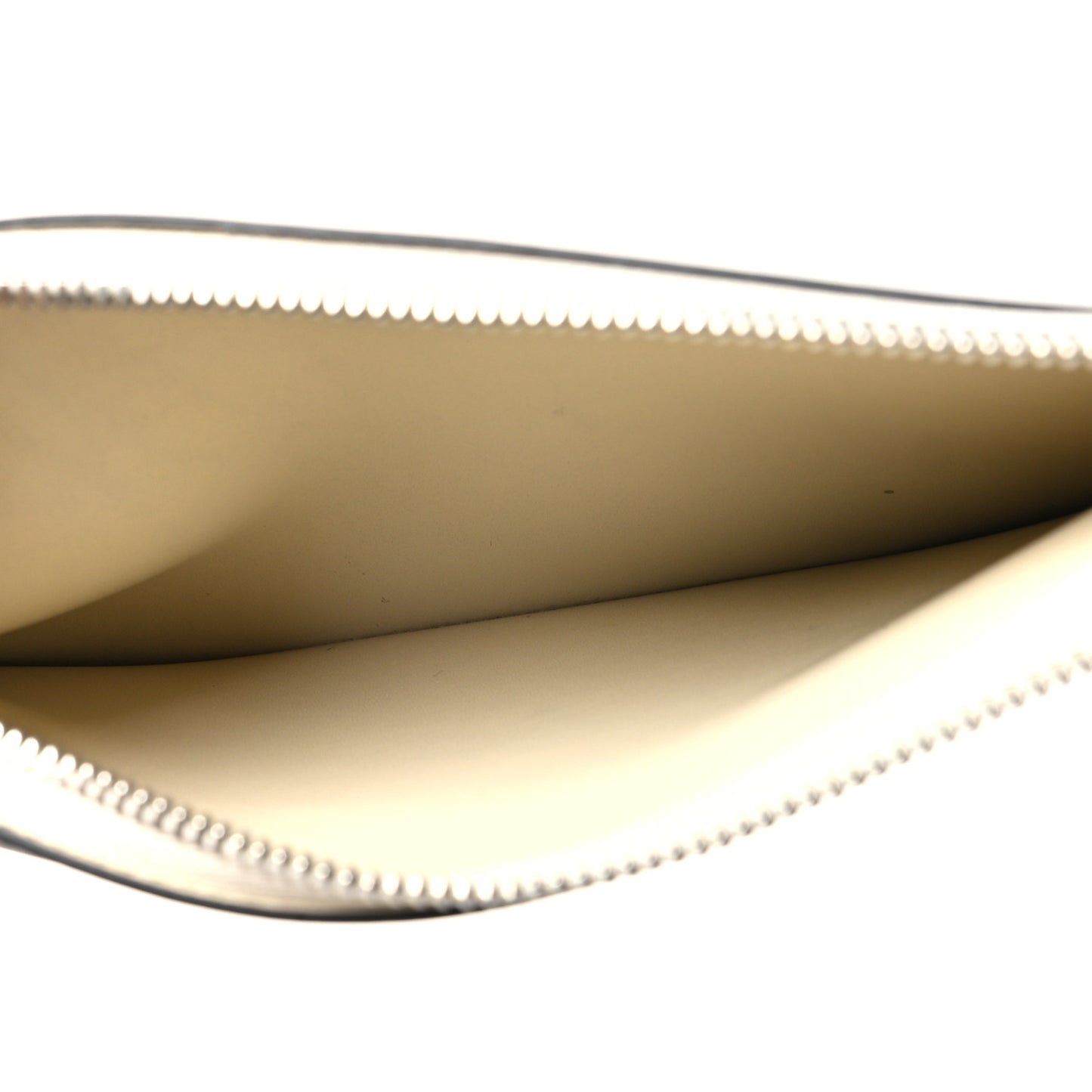 Shiny Smooth Calfskin Twisted Cabas Ivory Black
