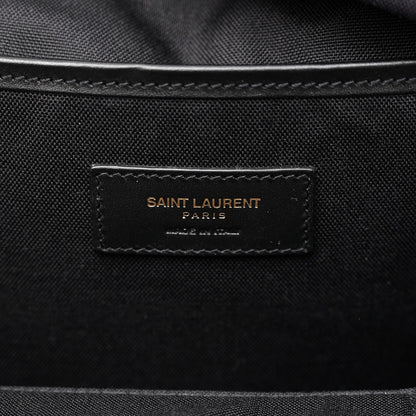 Saint Laurent Nylon Twill Dinosaur Print City Backpack Black Multicolor 6 of 14