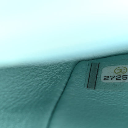 Chanel Lambskin Quilted Mini Rectangular Flap Light Blue 7 of 10