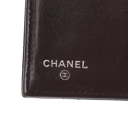 Chanel Lambskin Quilted Large Flap Wallet Black 6 of 9