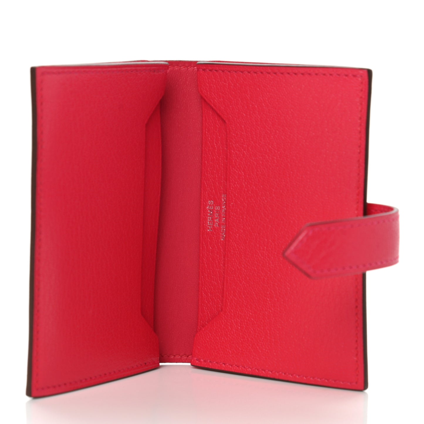 Chevre Mysore Mini Bearn Wallet Rose Extreme