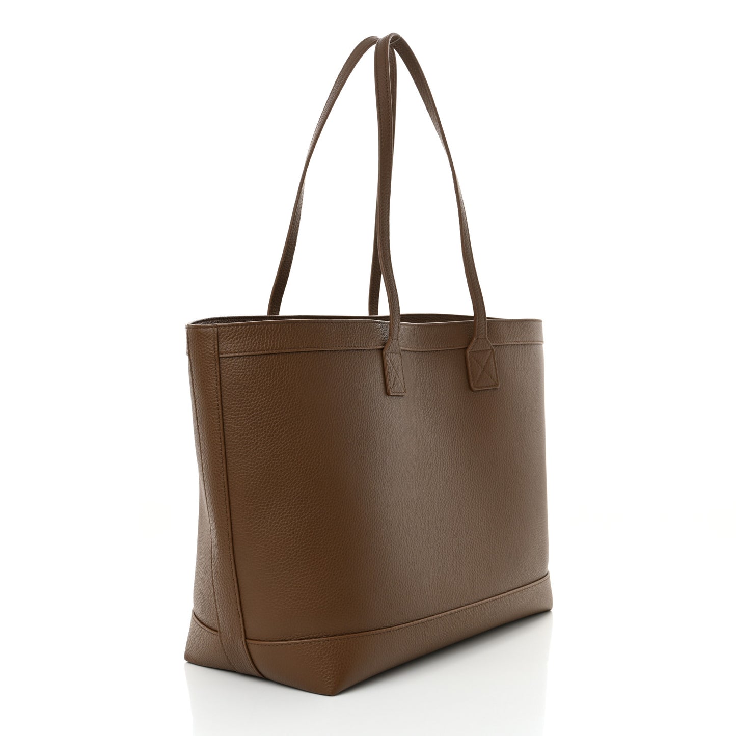 Grainy Calfskin Medium London Tote Bag Earth