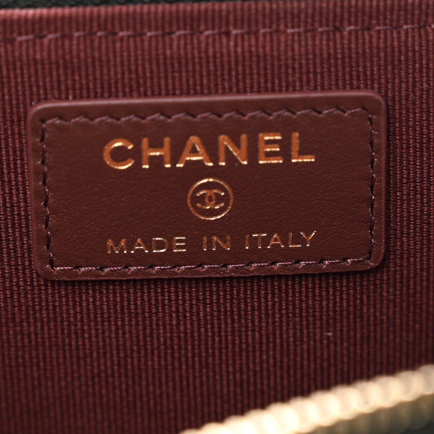 Chanel Caviar Quilted CC Zip Around Card Holder Black 6 of 8