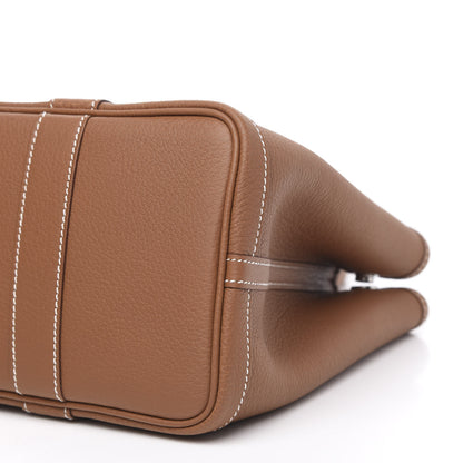 Hermes Vache Country Garden Party 30 TPM Gold 7 of 8