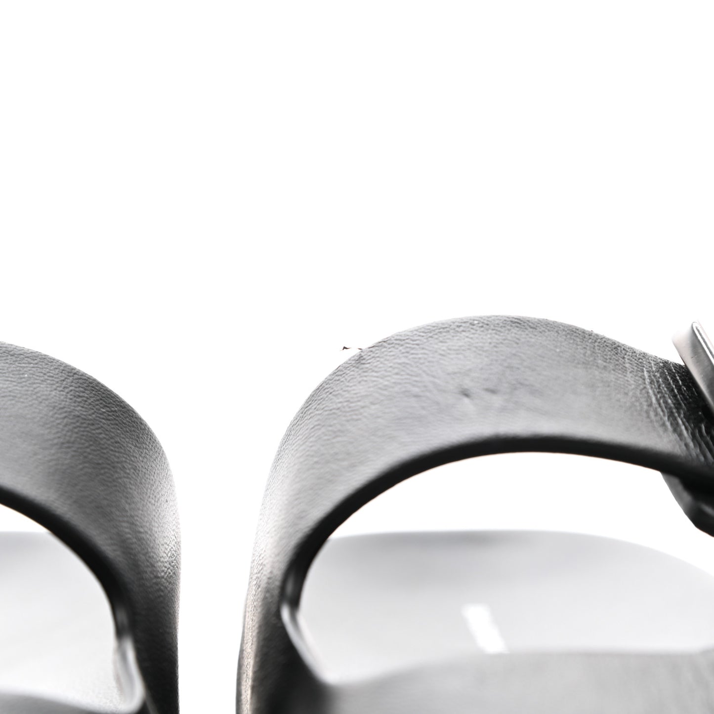 Smooth Nappa Mallorca Platform 50mm Slide Sandals 40 Black