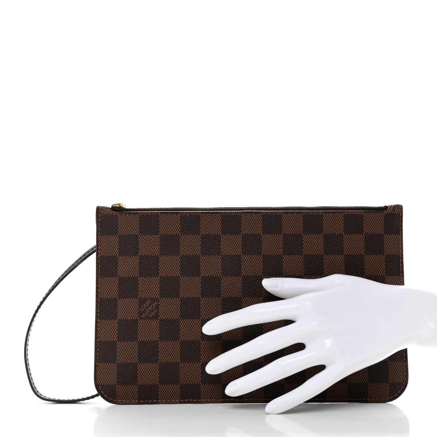 Louis Vuitton Damier Ebene Neverfull MM GM Pochette 3 of 8