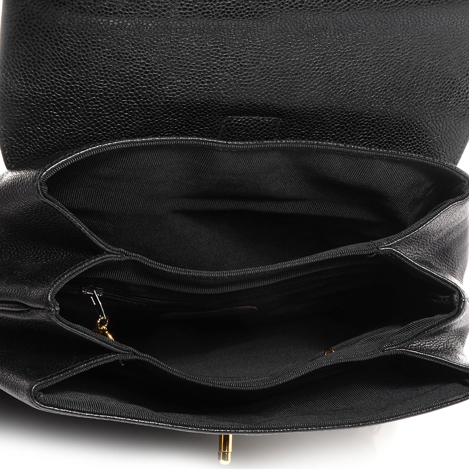 Chanel Caviar CC Backpack Black 5 of 8