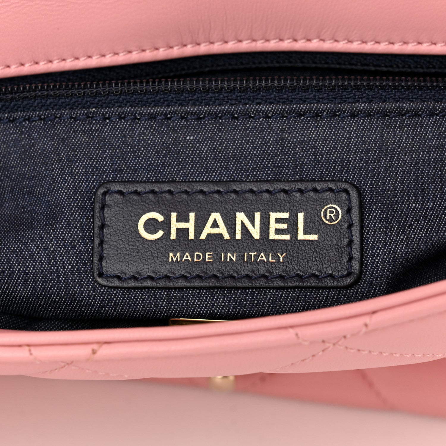 Chanel Lambskin Quilted Resin Bi-Color Chain Flap Bag Pink 6 of 11