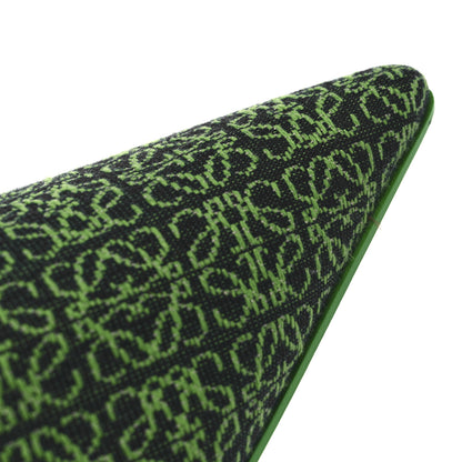 Loewe Jacquard Anagram Calfskin Pointy Mule Sandals 40 Apple Green 11 of 11