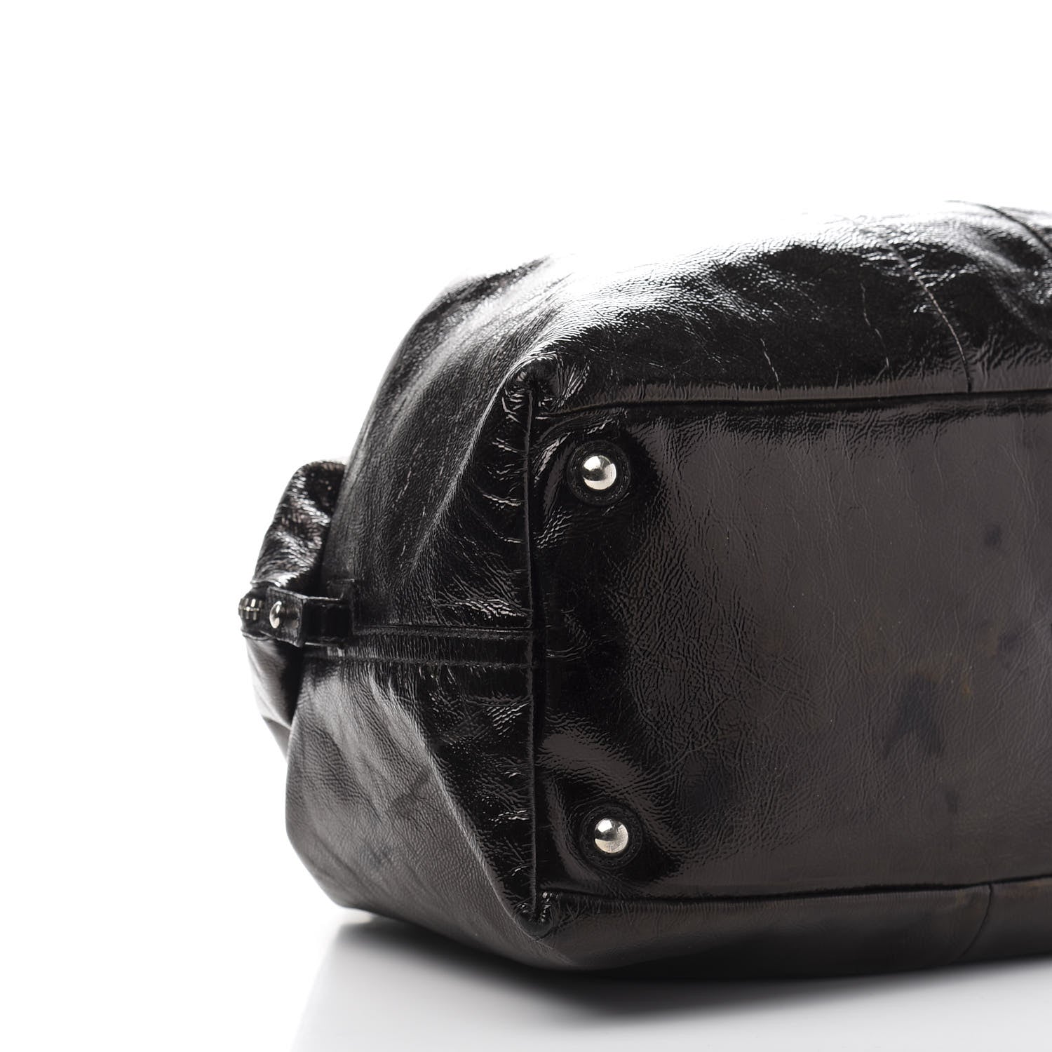 Saint Laurent Textured Patent Easy Y Bag Black 9 of 18