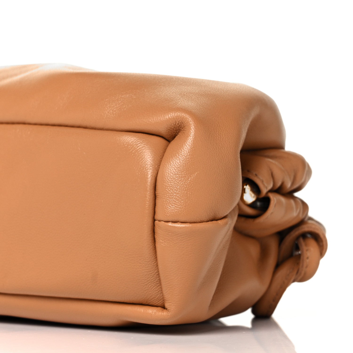 Mansur Gavriel Lambskin Cloud Mini Clutch Caramel 7 of 7