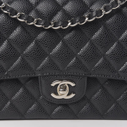 Chanel Caviar Quilted Medium Double Flap Black 10 of 10