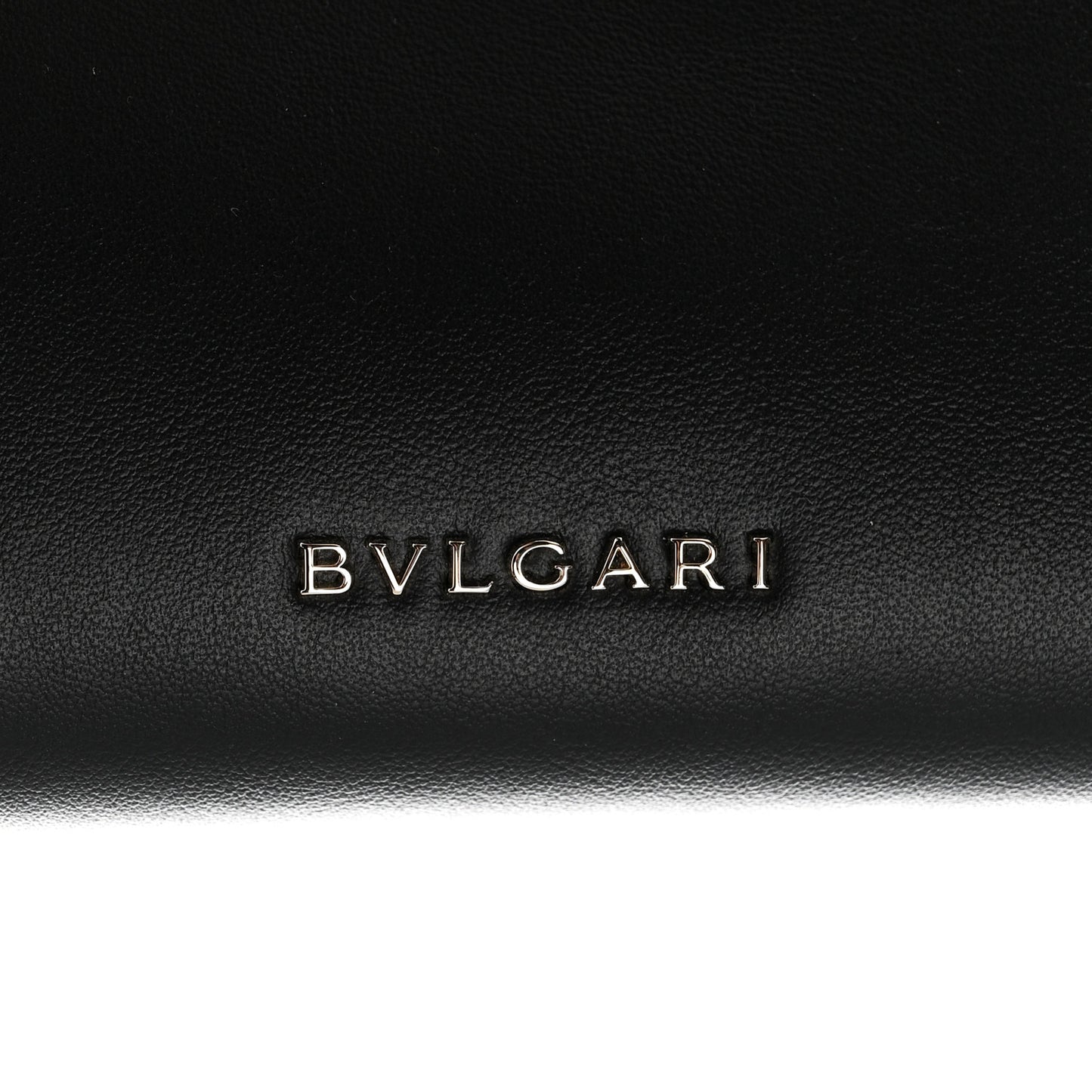Nappa Serpentine Clutch With Strap Black