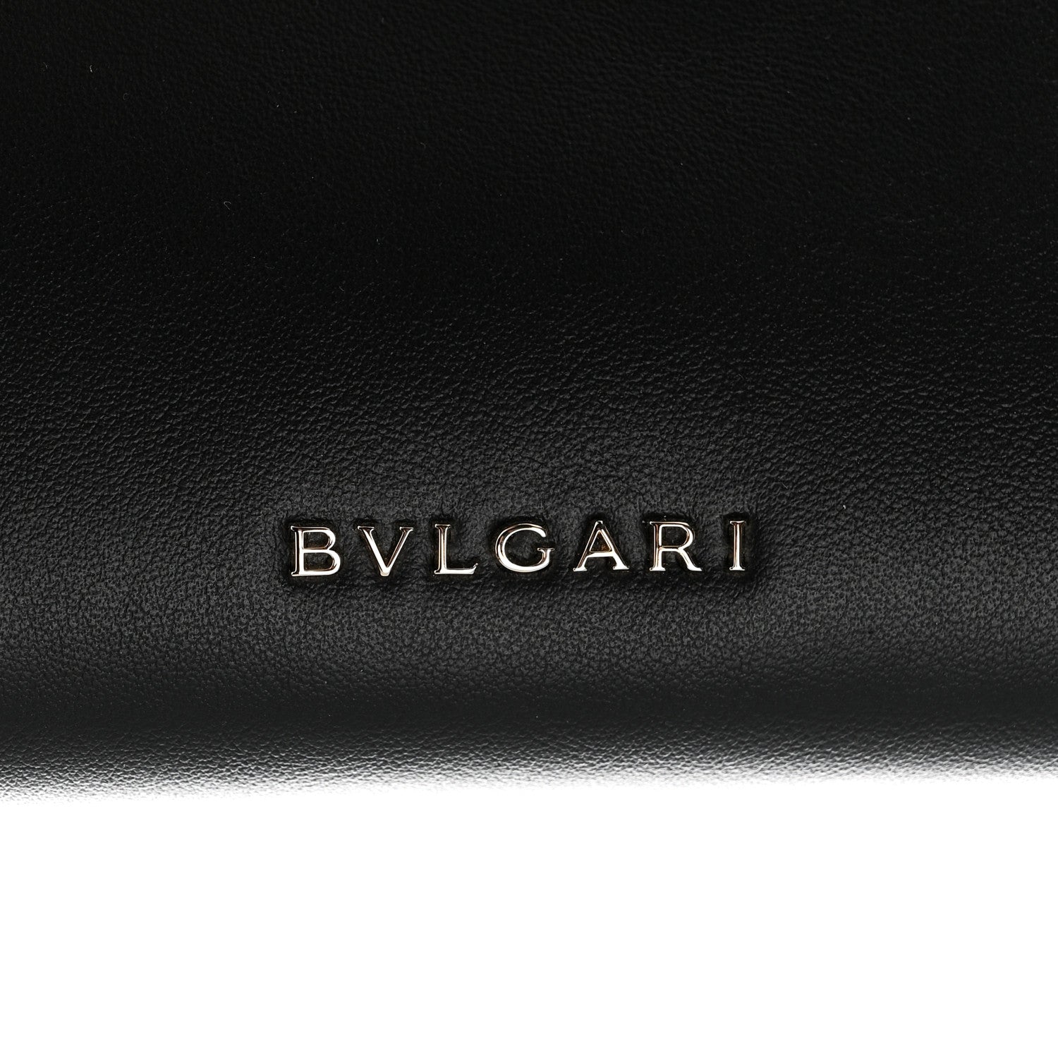 Bulgari Nappa Serpentine Clutch With Strap Black 8 of 11
