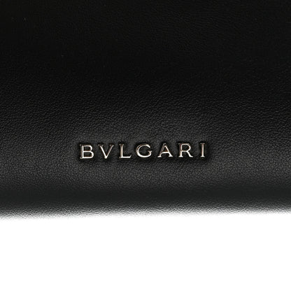Bulgari Nappa Serpentine Clutch With Strap Black 8 of 11