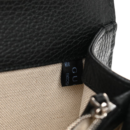 Gucci Pebbled Calfskin Small Dionysus Shoulder Bag Black 8 of 11