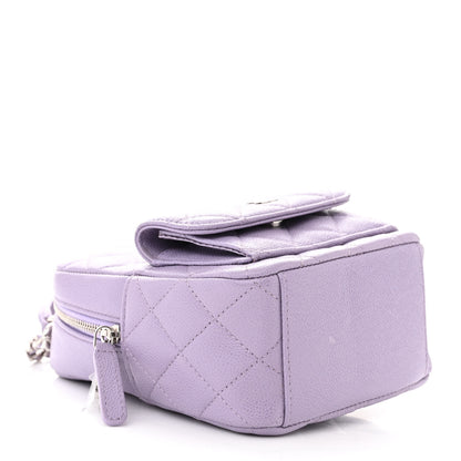 Chanel Caviar Quilted CC Mini Classic Backpack Lilac 5 of 12