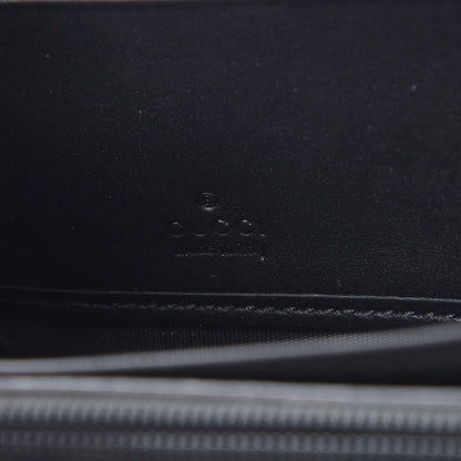Gucci GG Supreme Monogram Caleido Zip Around Wallet Black 6 of 8