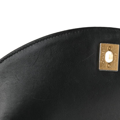 Chanel Calfskin Caviar Quilted Chain Handle Flap Black 7 of 12