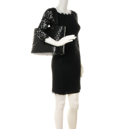 Chanel Calfskin Quilted Large Cambon Tote Black 2 of 8