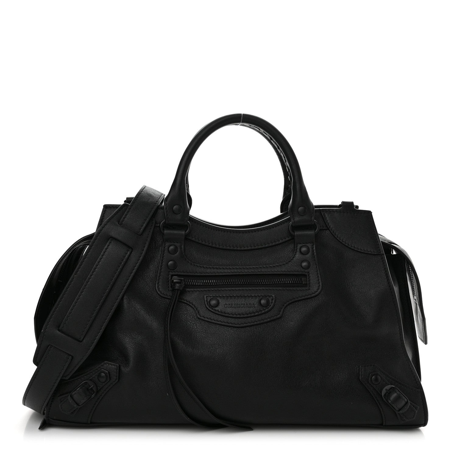 Balenciaga Calfskin Neo Classic Black Hardware City Black 1 of 11